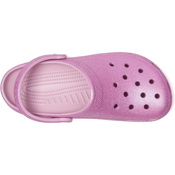 NEW CROCS Sizes 7-10 Women's Classic Iridescent Glitter Clog - Hydrangea - Picture 4 of 6